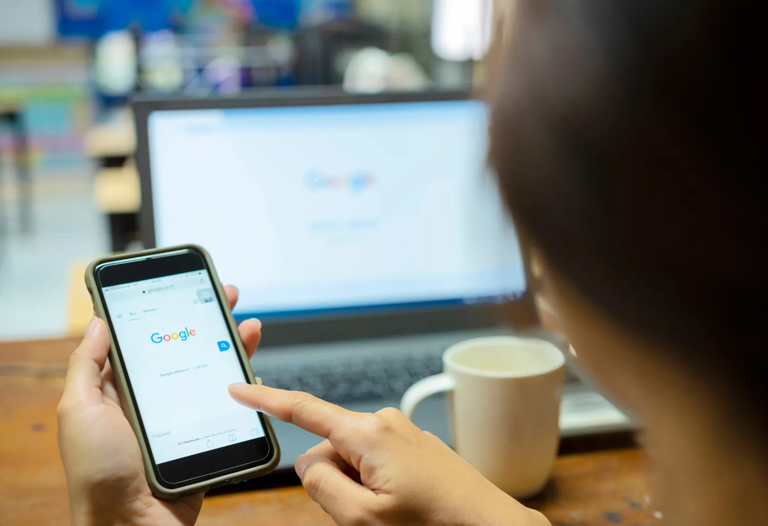 Search engine optimization of a website Marketing office